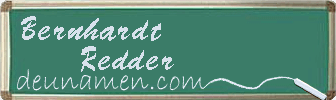 Bernhardt Redder Visitenkarte